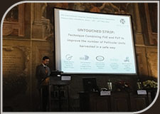 Dr. Crisóstomo apresentando a técnica Untouched Strip - Congresso em Roma
