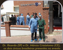Dr. Ricardo Lemos (SP) e Dr. Márcio Crisóstomo (CE), os dois únicos brasileiros presentes no evento.